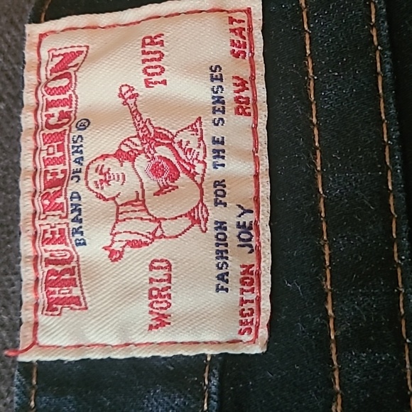 True Religion Joey Dark Wash Flare Cut Jeans - Picture 8 of 15